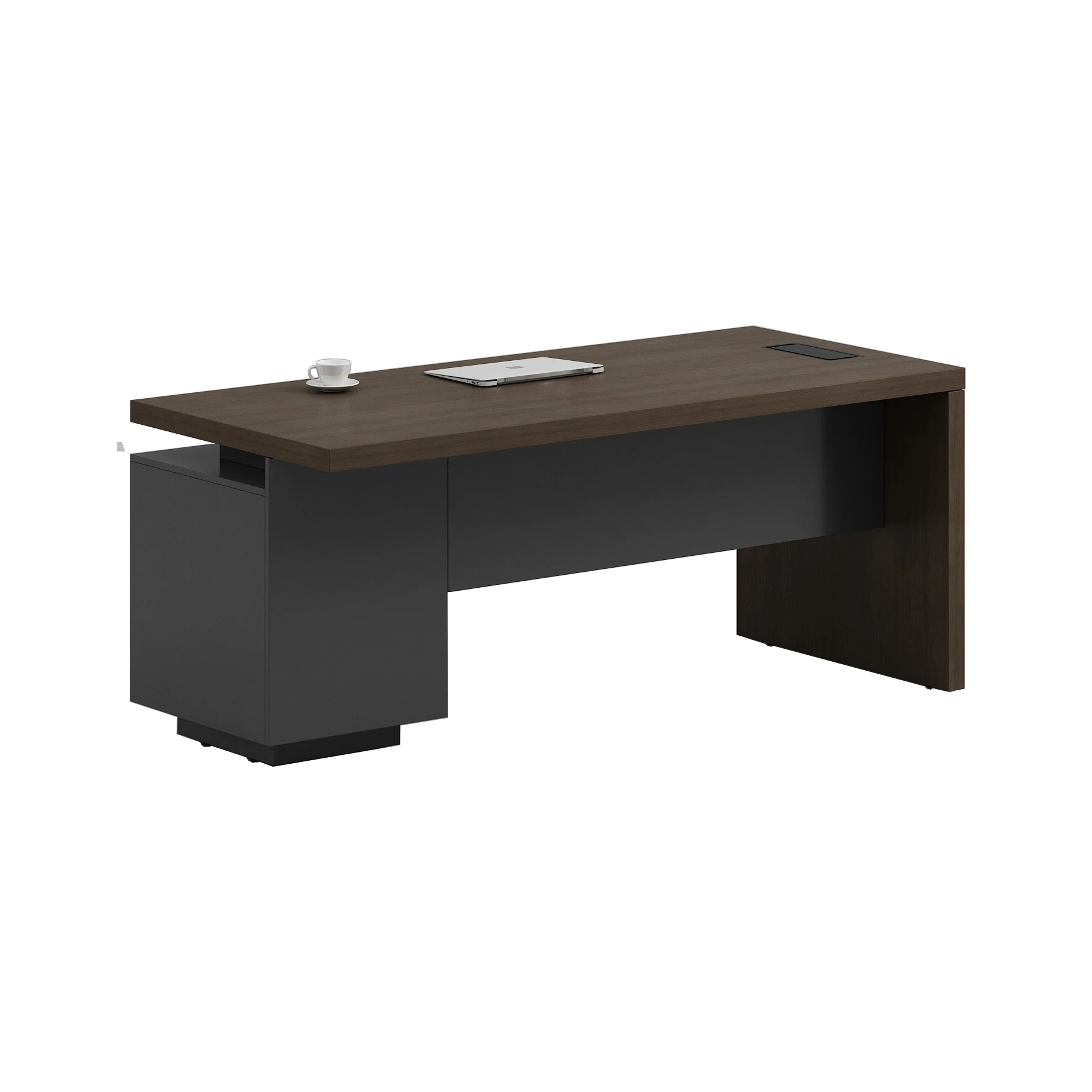 180*80 cm high quality modern design competitive price single office table for manager with pedestal