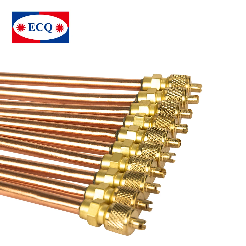 1/4 дюймов холодильные запасные части доступ к меди/зарядки/игольчатый клапан без обратный клапан