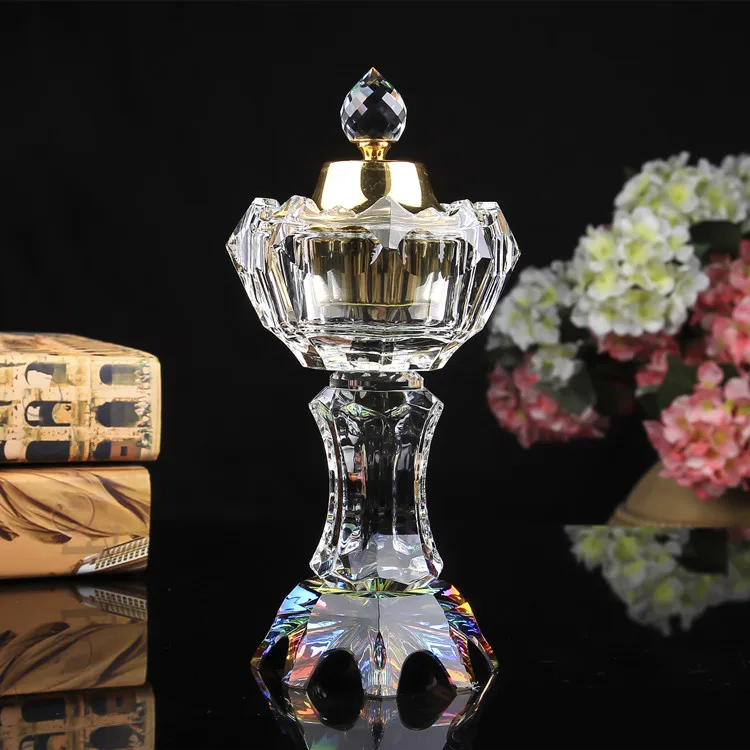 Wholesale Factory Portable Crystal Incense Burner Arabic Bakhoor