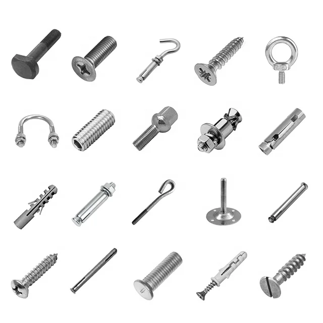 Customized Ziplock Bag Transparent Plastic Flat Self Seal Washer Nylon Nut Bolt Screw PE Hardware Fastener Kit