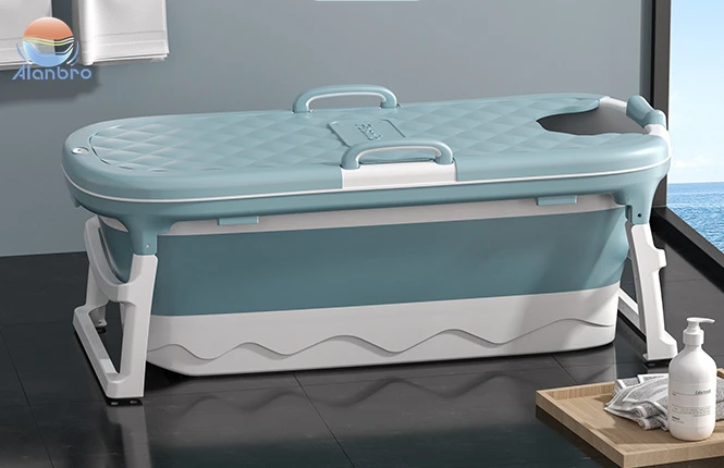 Portable Adult Bathtub Folding Shower Kids Swimming Sauna Spa Tub Bath Household Family Freestanding Bathtub