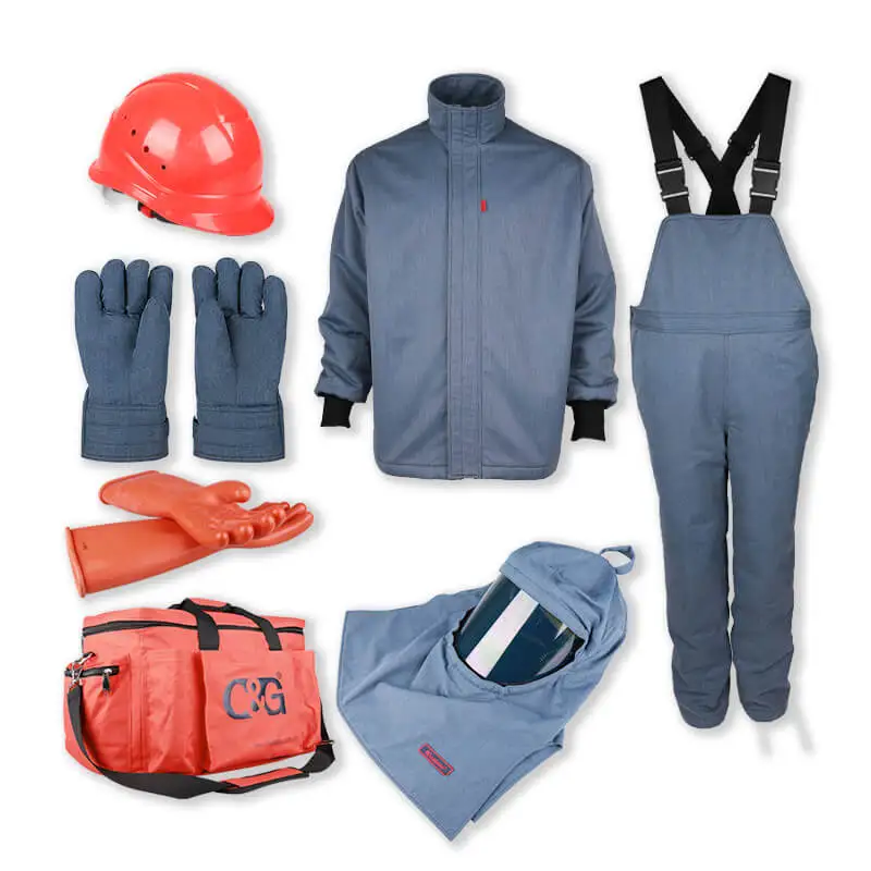 High Voltage Safety 40 cal Suit kit Arc Flash Suit Price
