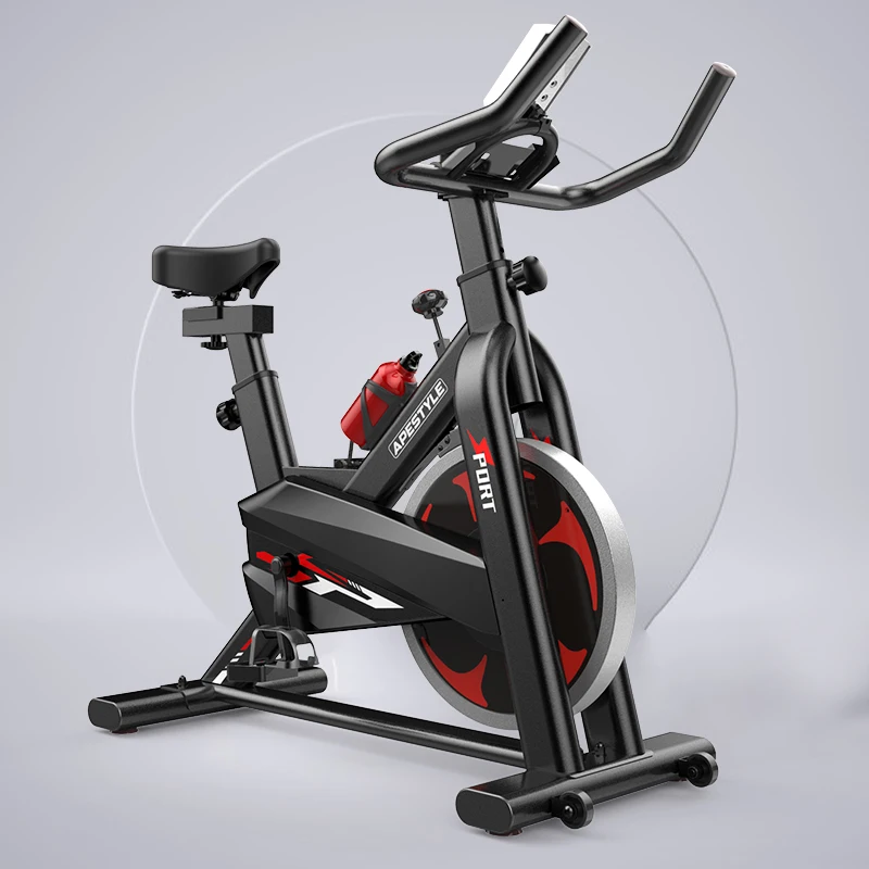 Yunpao professional electric folding 6KG flywheel weight gym bicycle home spinning bike fitness exercise machine