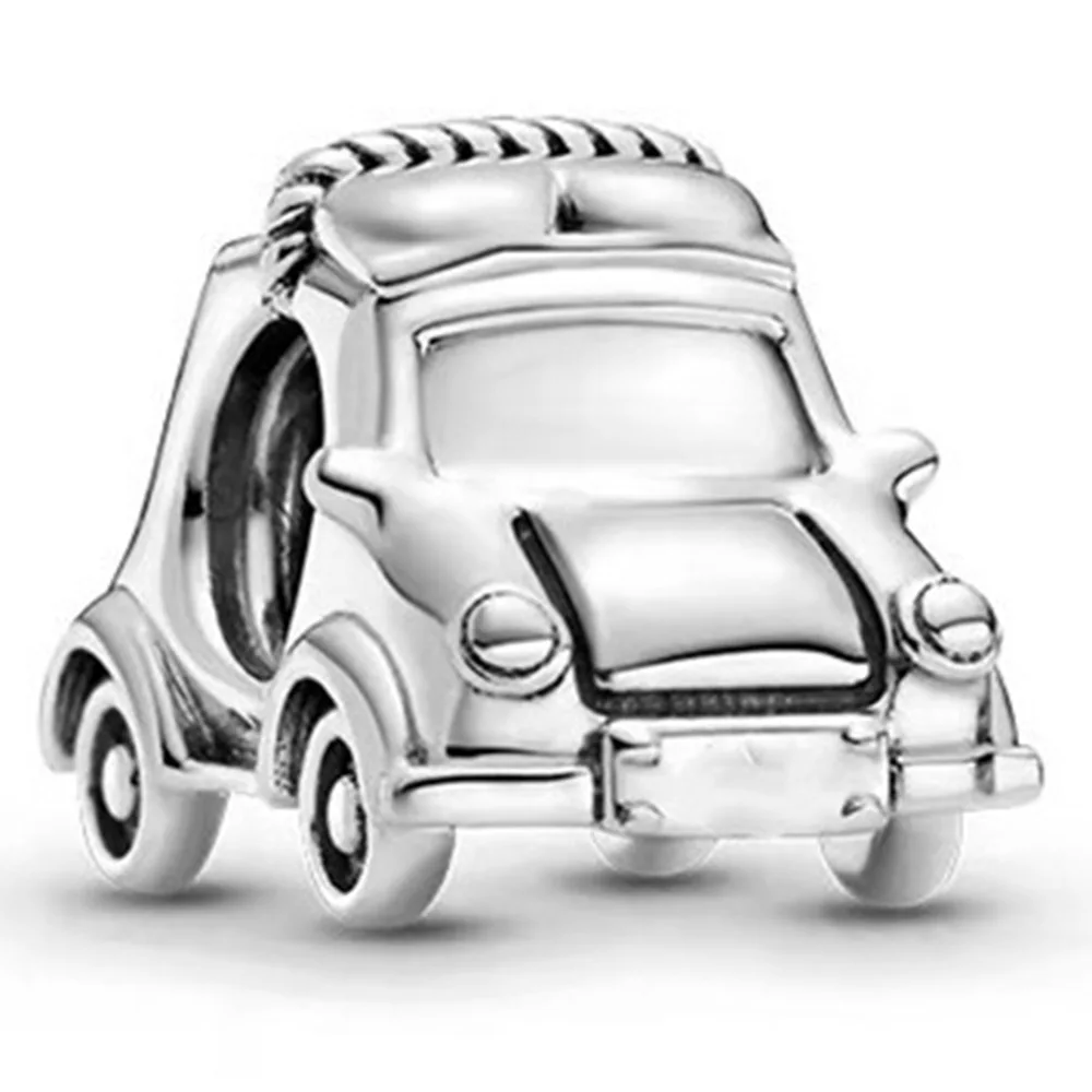 Cute fashion animal Beads DIY Accessories Christmas Car Owl Fox Schoolbag Hanging String Bracelet pendants necklace dangle