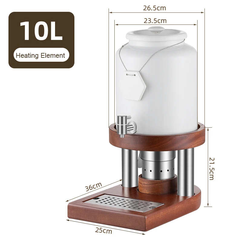 Restaurant hotel equipment juice dispenser supplies hot or cold 10L Ceramic milk dispenser