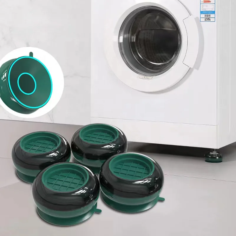 Anti Vibration Pads Washing Machine Rubber Feet Legs Mat Anti-vibration Pad Universal Noise-reducing Leg Base for Furniture