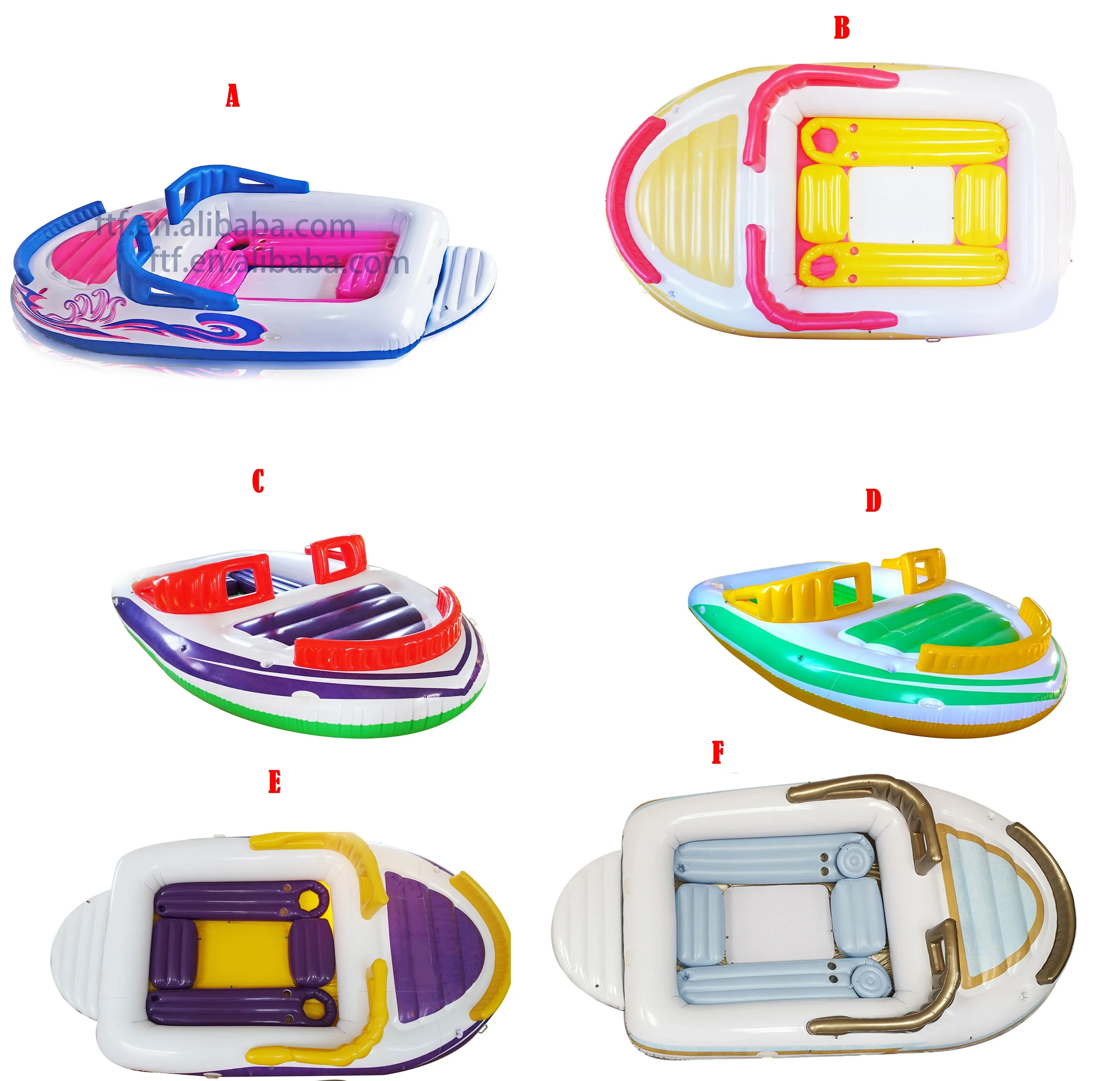 Body Six Person Inflatable Floating Island Inflatable Sportintg Boats Yacht Dock Thick Inflatable Floating Platform