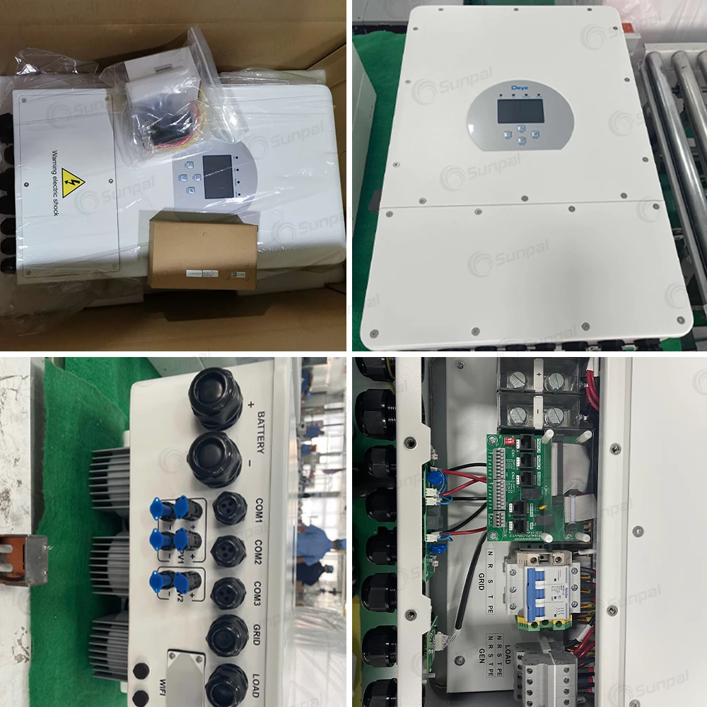 Deye Industrial Hybrid Solar Power Inverter 3 Phase 30Kw 50Kw Dc To Ac On Off Grid Inverter