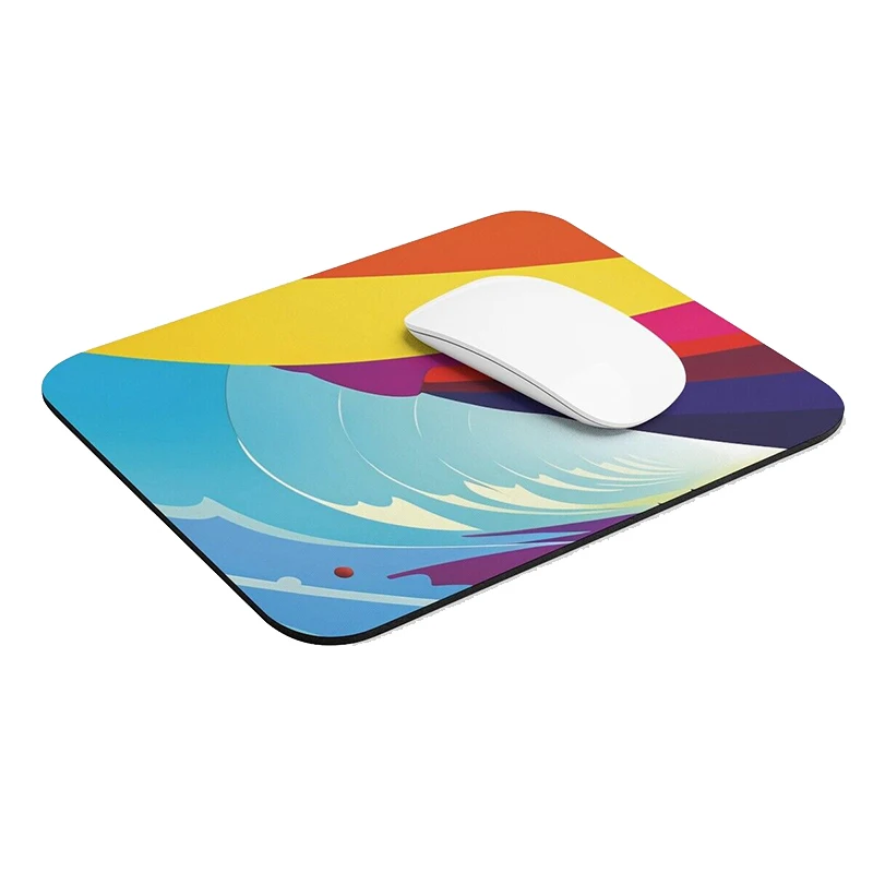 Neoprene Rubber MousePad Custom Logo Waterproof Desktop Mouse Pad Used For Laptop Keyboard