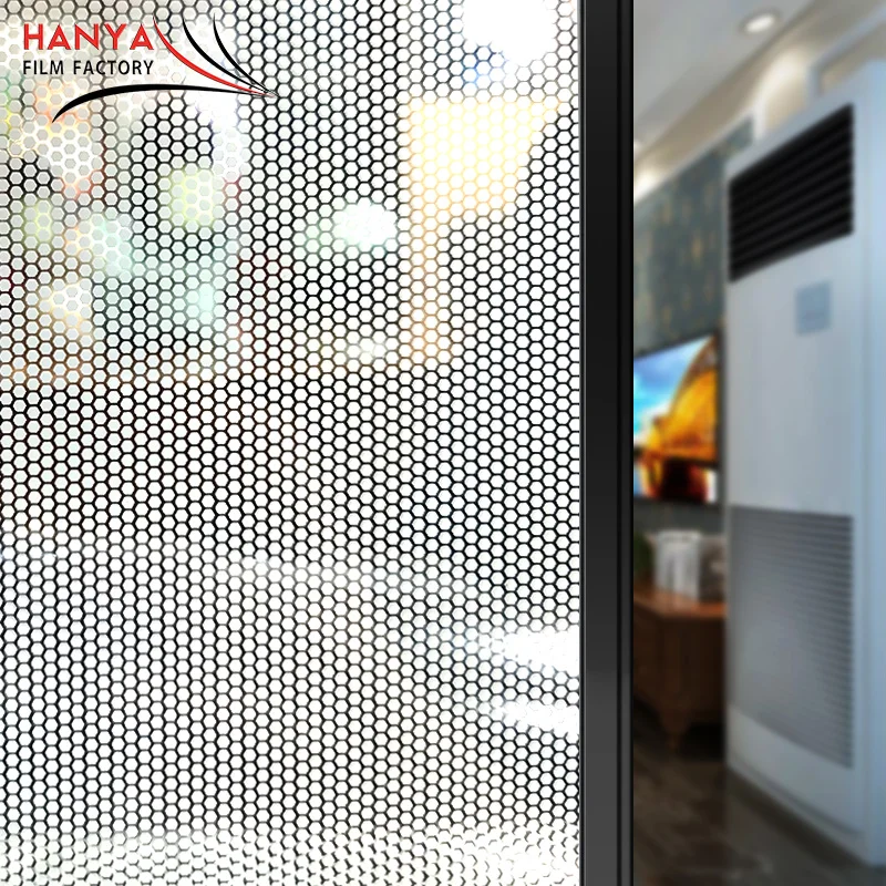 Privacy Window Film Self Adhesive Sticker Door Glass Film