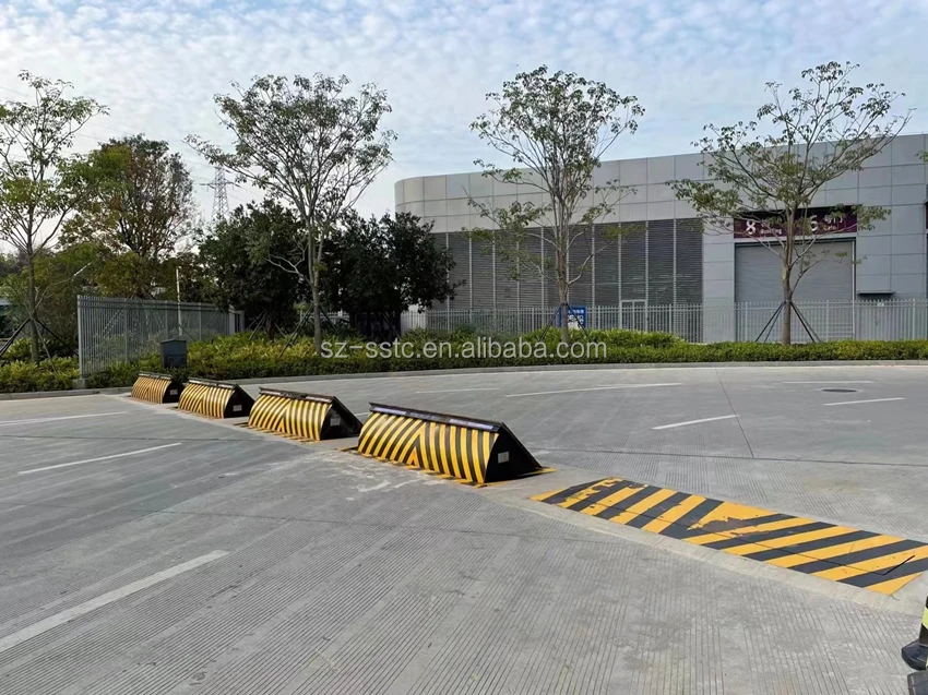 Anti-terrorist heavy duty full automatic car park galvanized traffic barriers/door blocker