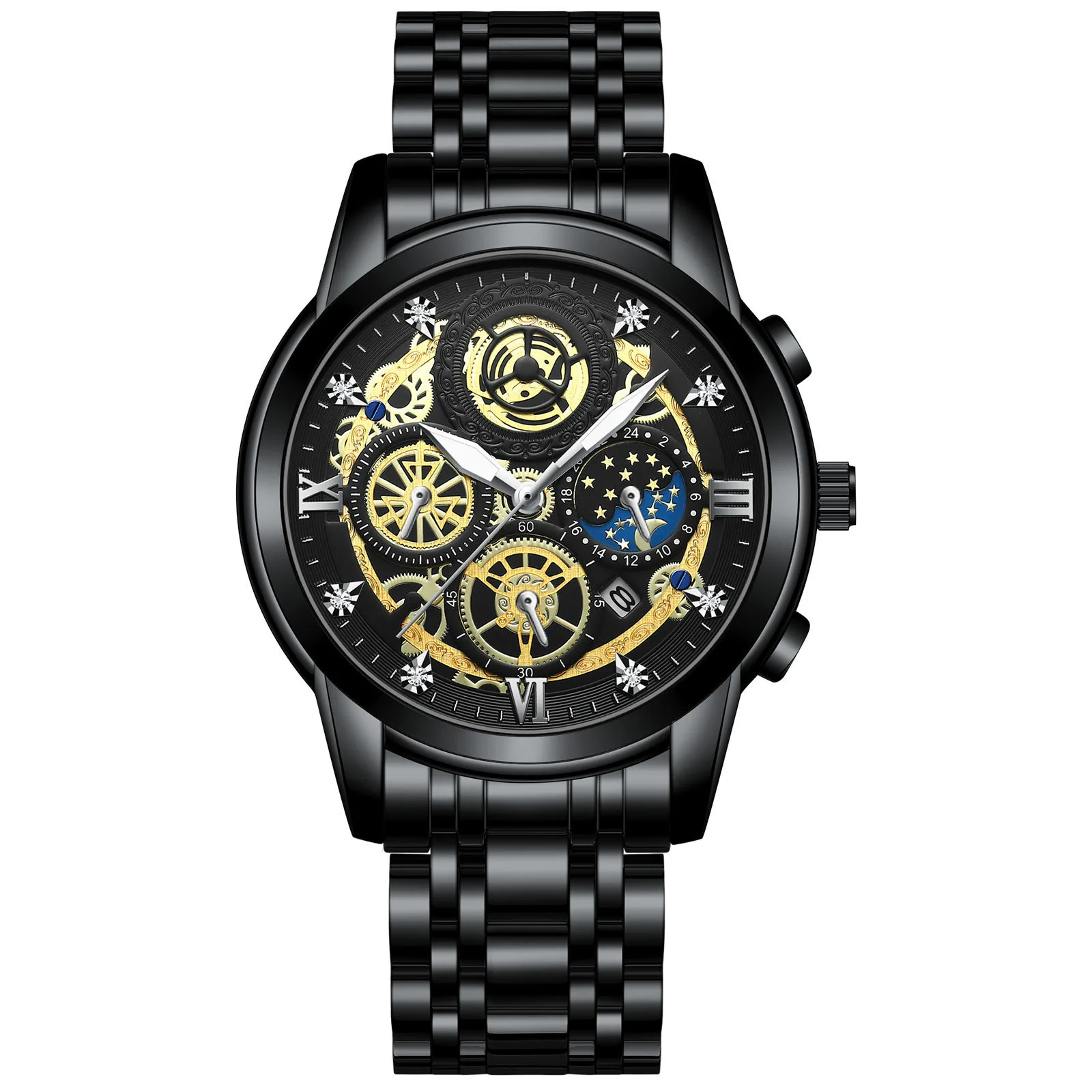MY Double Tourbillon Auto Mechanical Watches Wristwatch Custom Stainless Steel Luxury Classic China Men Glass Leather SHANGHAI