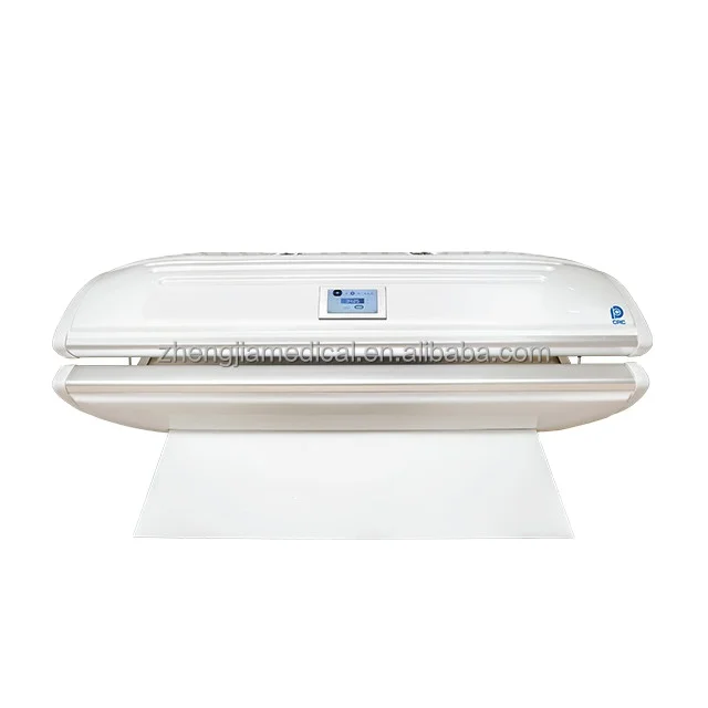 Horizontal home use Germany blue lamps solarium tanning bed for sale