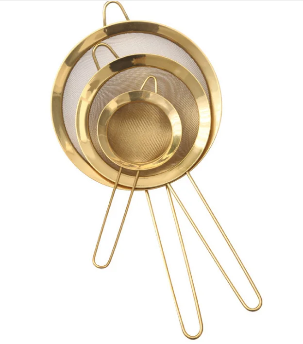 EMOER Fine Mesh Stainless Steel Strainer Colander for Kitchen Food Sift & Sieve Flour