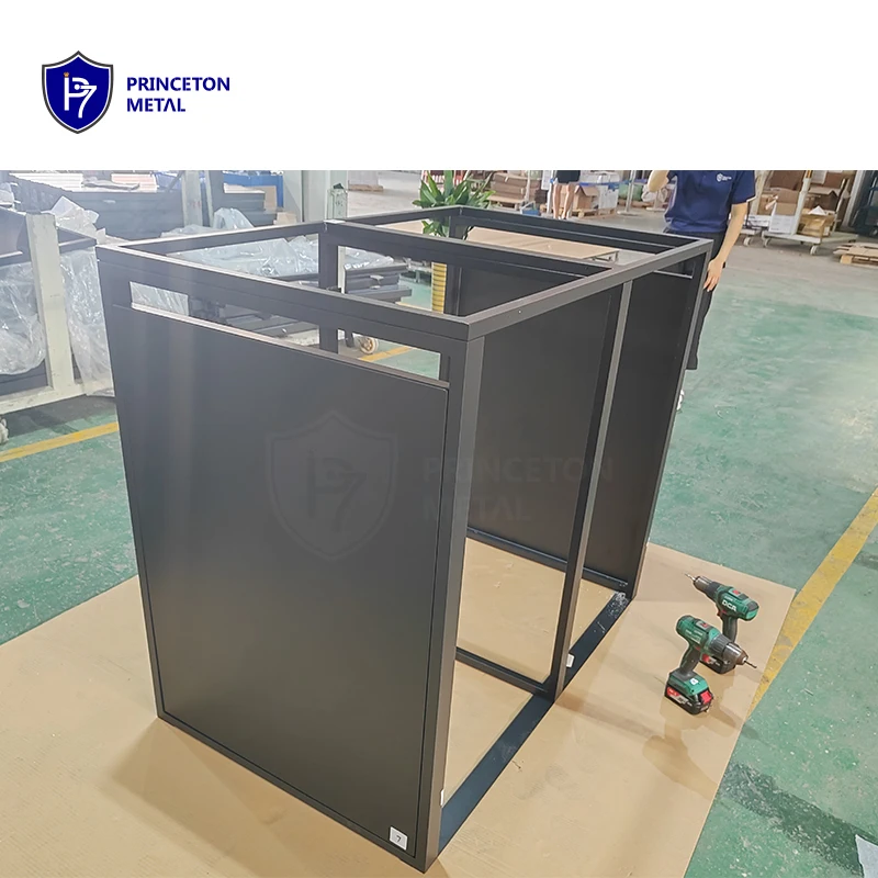 waterproof fireproof aluminum garbage box rubbish can trash can dustbin cover enclosure