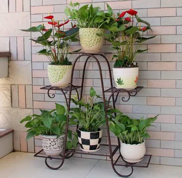
Modern New Fashion Hanging Plant Pot Stand Home Decoration Metal Iron Plant Stand 