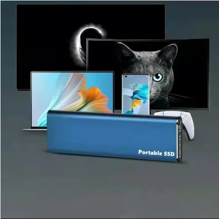 Portable 1TB SSD External Hard Drive Type-C USB 3.1 High Speed 500GB External Storage Hard Disks For Laptops/Windows/mac