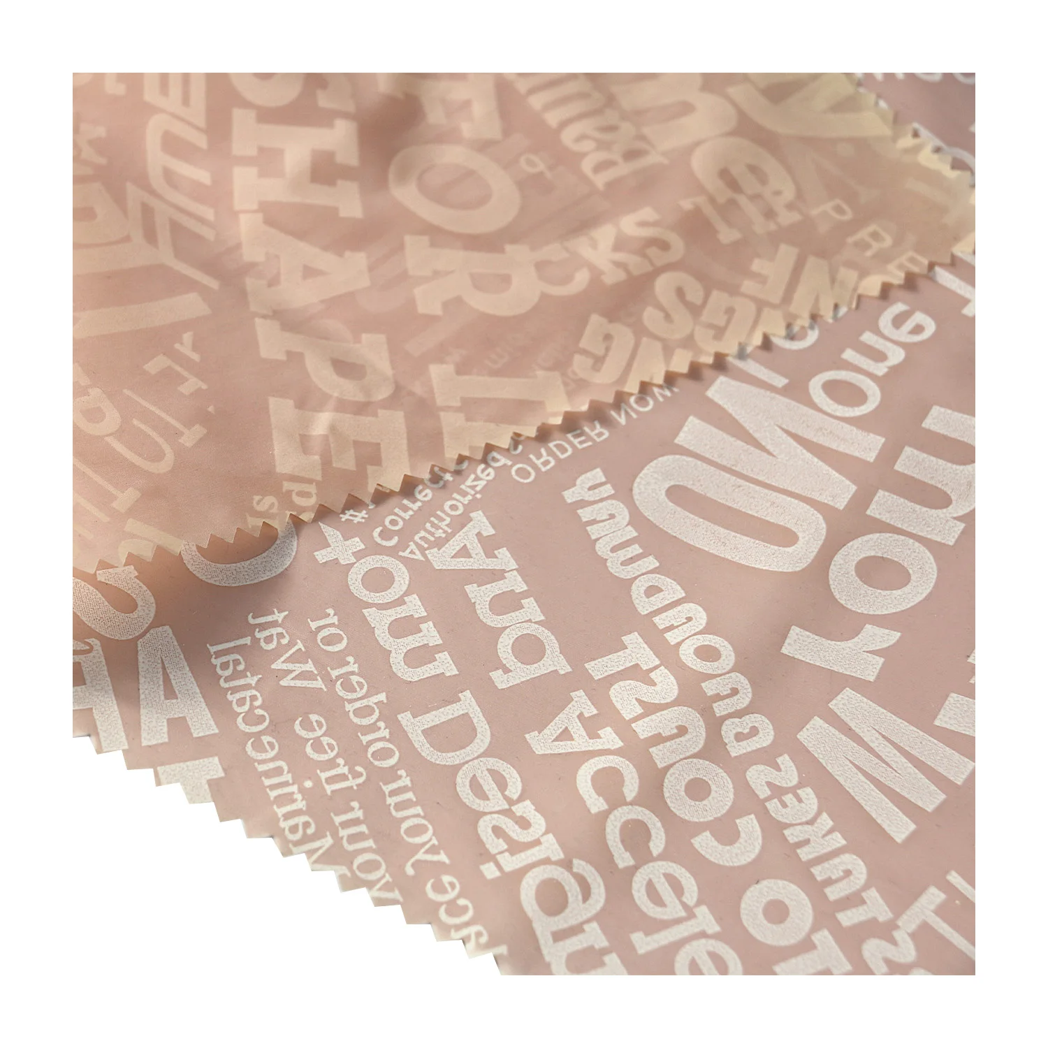 Hot Sale 15DX5D Taffeta Printed Pu Coating 390T Nylon Taffeta Print For Down Jacket Fabric