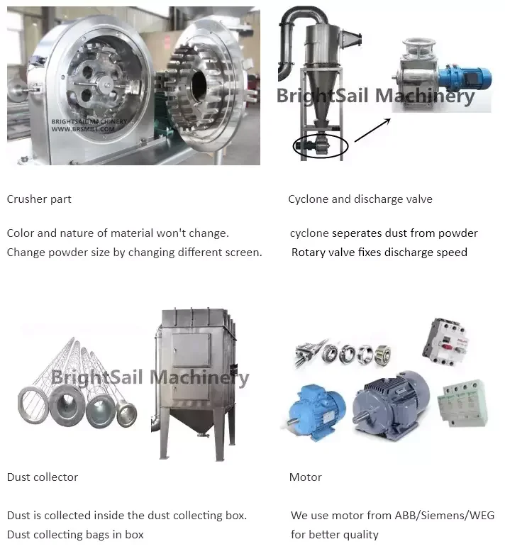 liquorice powder gridner crushing machine licorice pulverizing machine Brightsail