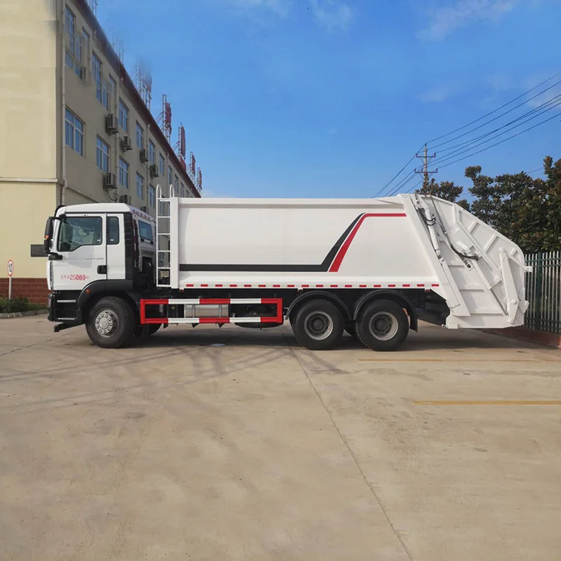 Sinotruk Sitrak 16-тонный уплотнитель Мусоровоз 6x4 20 CBM