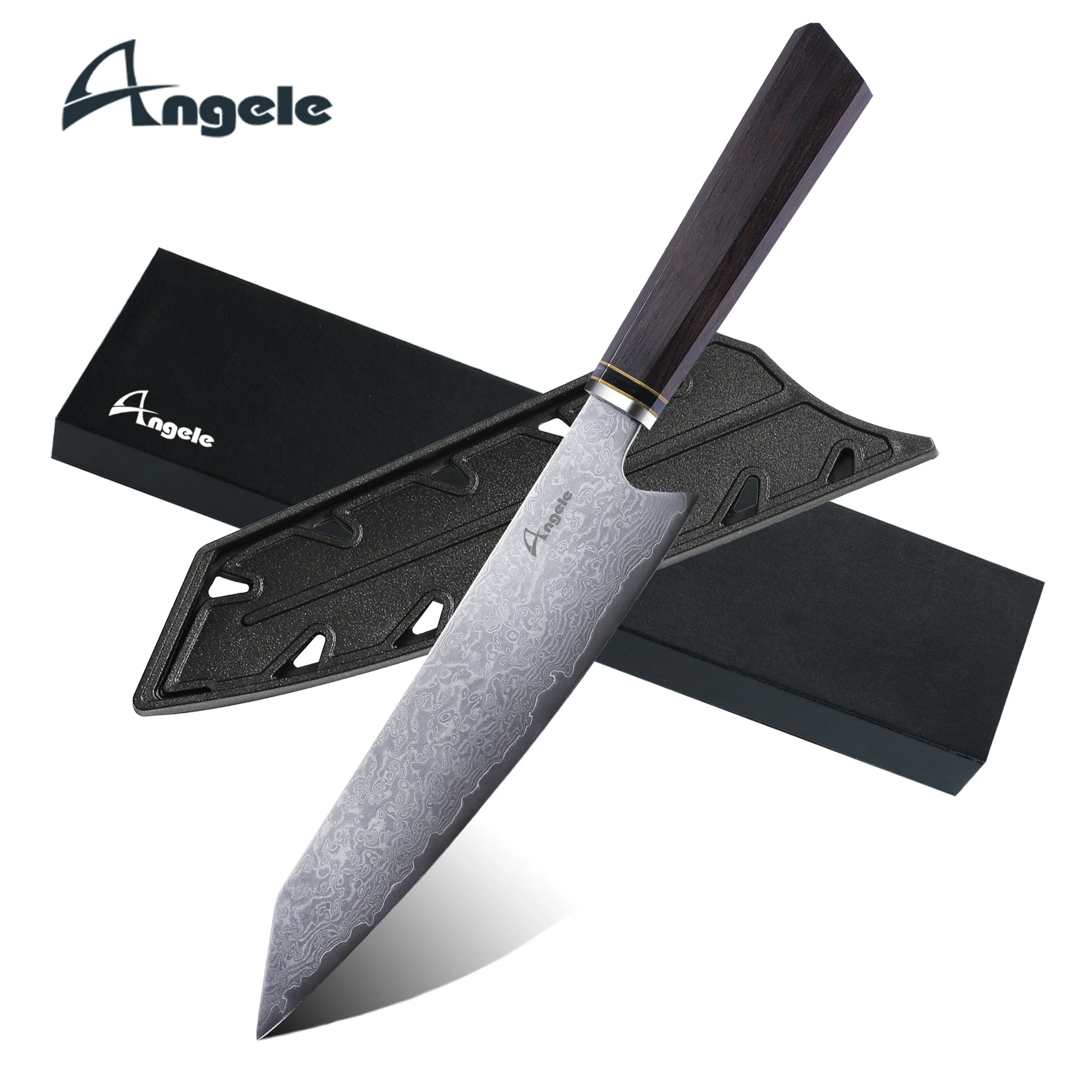 Fancy Japanese Chef Knife VG10 Chef Knife Damascus steel Kitchen Knife