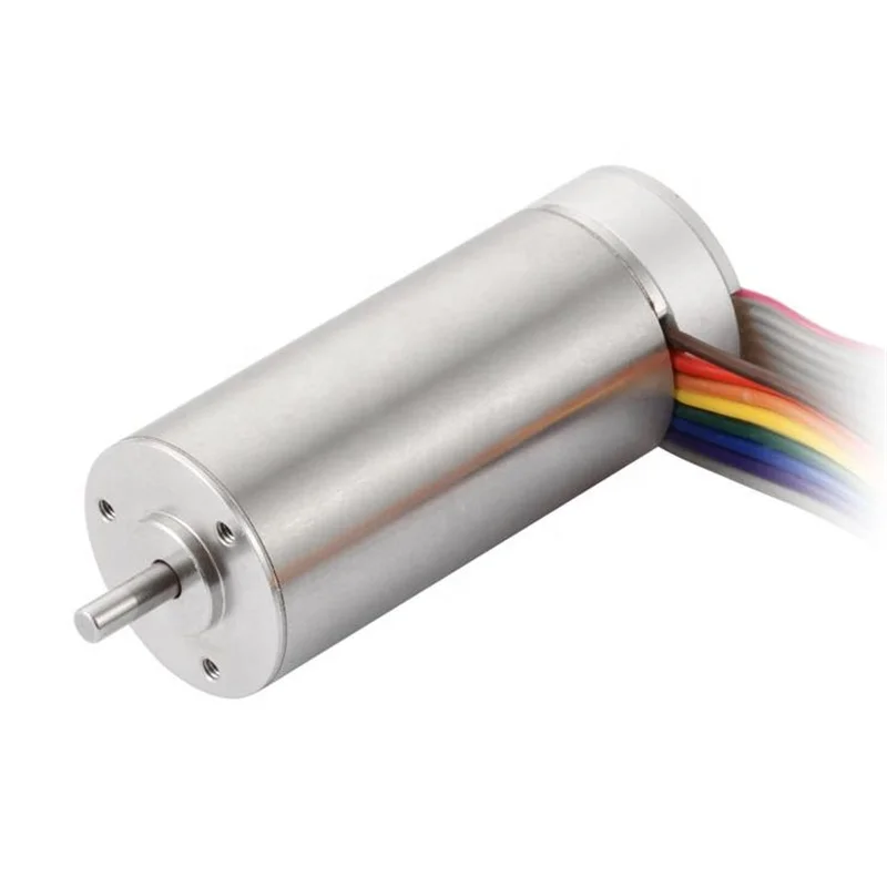 22mm 24V 36V brushless bldc coreless motor with Encoder 1024PPR High Precision Dc Servo Motor