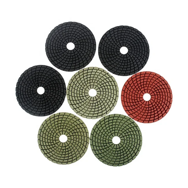 stone polishing tools wet granite pad
