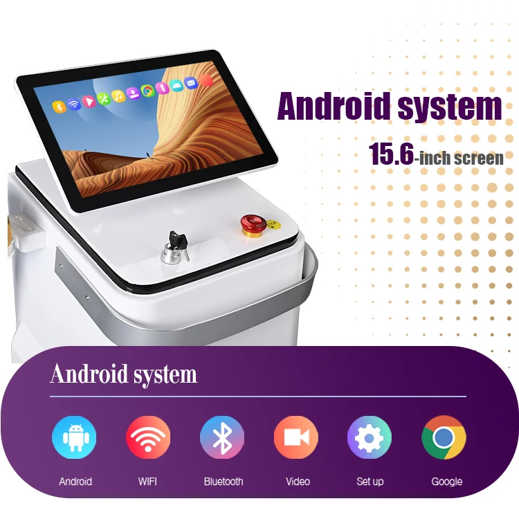 New design  High-Power Laser Hair Removal Machine CE Approved with 808nm 755nm 1064nm Diode Lasers for Skin Treatment