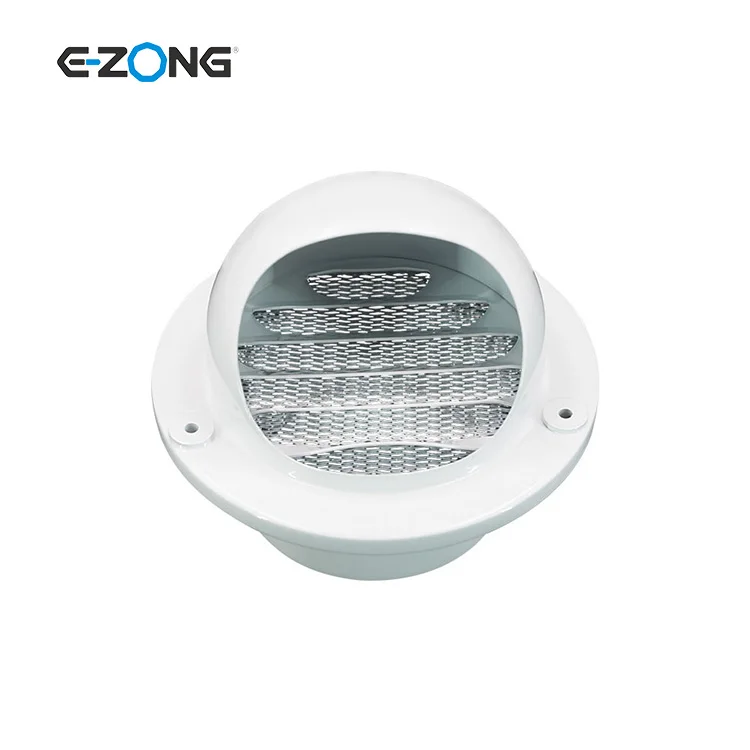 Aluminum exterior wall vent exhaust hood cap cover waterproof air vent cap