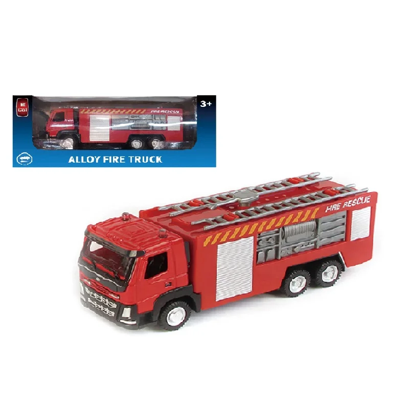 Игрушки для мальчиков и девочек автомобиль 1:50 пожарная машина из сплава Спасательная Лестница грузовик