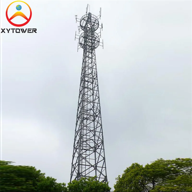 30 Meters Signal Transmission Angle Steel Radar Telecom Radio Antenna Communication Telecommunication Suppliers Cellular Tower