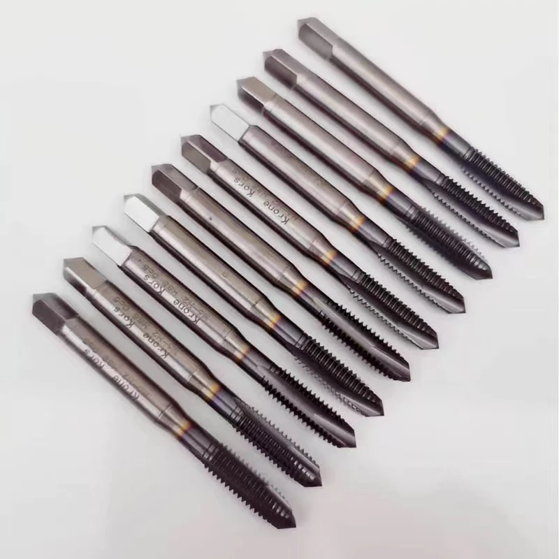 Machine Spiral Point Straight Fluted Screw Thread Metric Plug Hand Tap Drill Tools