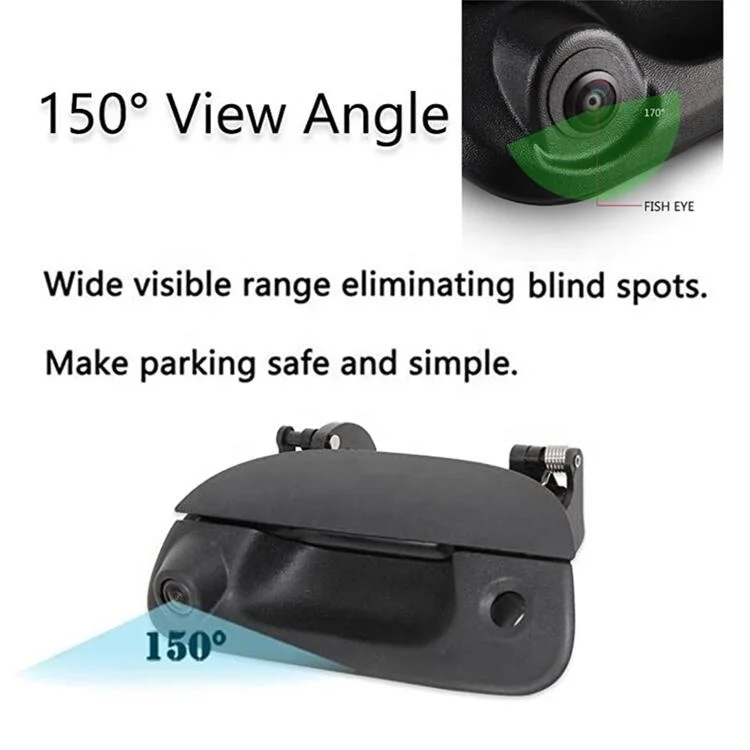 Car Trunk Handle Rear View Reverse Back Up Parking Camera for Ford F150 F250 F350 F450 F550 (1997-2007) Tailgate Handle