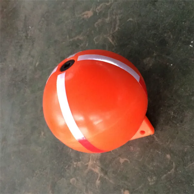 Botai Marine plastic boating traffic buoy hdpe Foam filling spherical floating ball