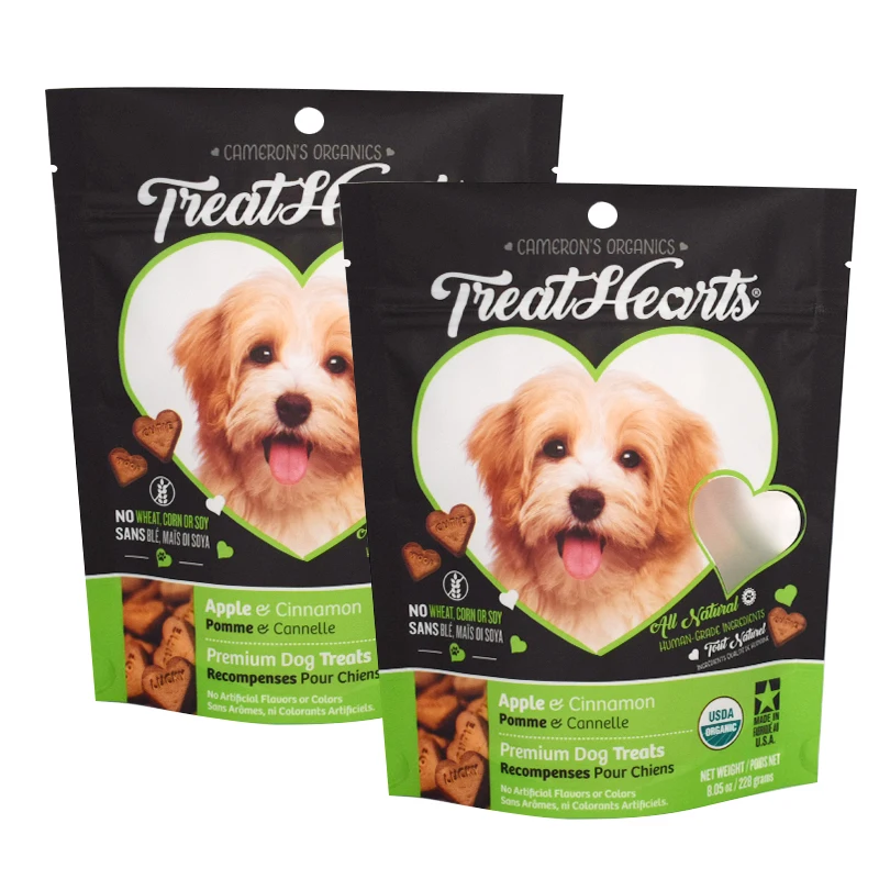 Gravure Printing Plastic Pet Dog Treats With Zipper Food Packaging Bag Sepcial Shaped Cat Food Pouch