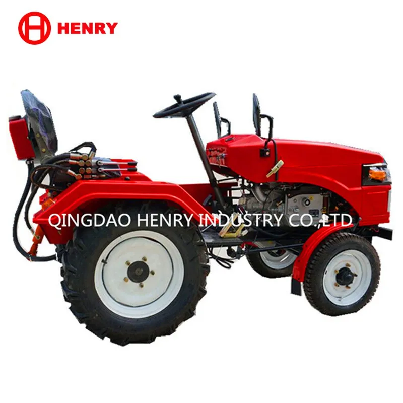 electric start mini tractor with hydraulic rotavator