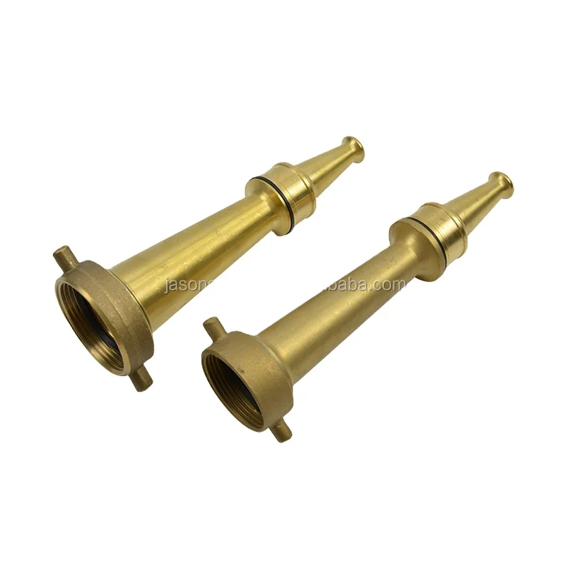 
IMPA 330831S Marine Brass Simple Type 3-Position Fire Hose Nozzle 