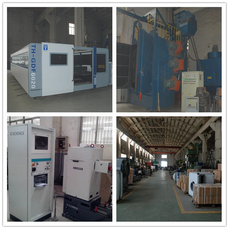 High temperature resistant backward curved impeller blades centrifugal dust extraction blower fan with Siemens ABB motor