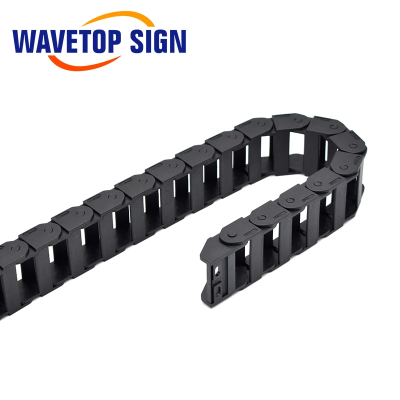 Кабельная цепь WaveTopSign 18x25 18x37 15x30 15x20 мм мостовой тип неоткрывающаяся пластиковая буксирная передачи