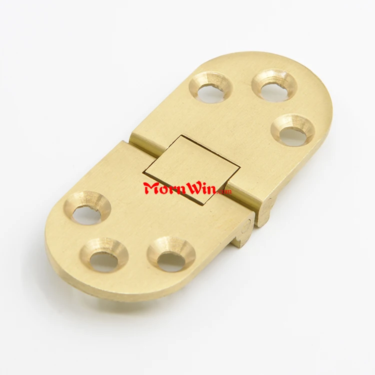 Solid Brass Hinges Drop Front Desk Drawer Butt Hinge for Table  Machine Doors Folding Table with Screws