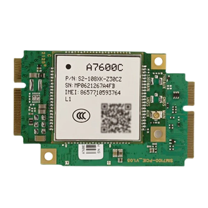 LTE Module Simcom A7600C-L1 MINI PCIe Frequency Band LTE-FDD/LTE-TDD/WCDMA/GSM Micro SIM Wireless Communication Modules A7600