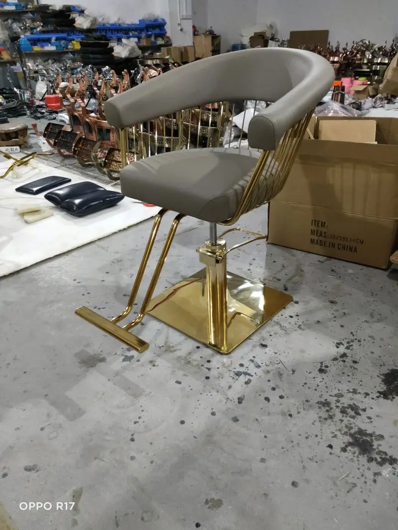 Wholesale Cheap Cadeiras De Barbeiro hairdressing furniture Hair Cutting Hydraulic Pump 2 Years Para Mobiliario De Salad