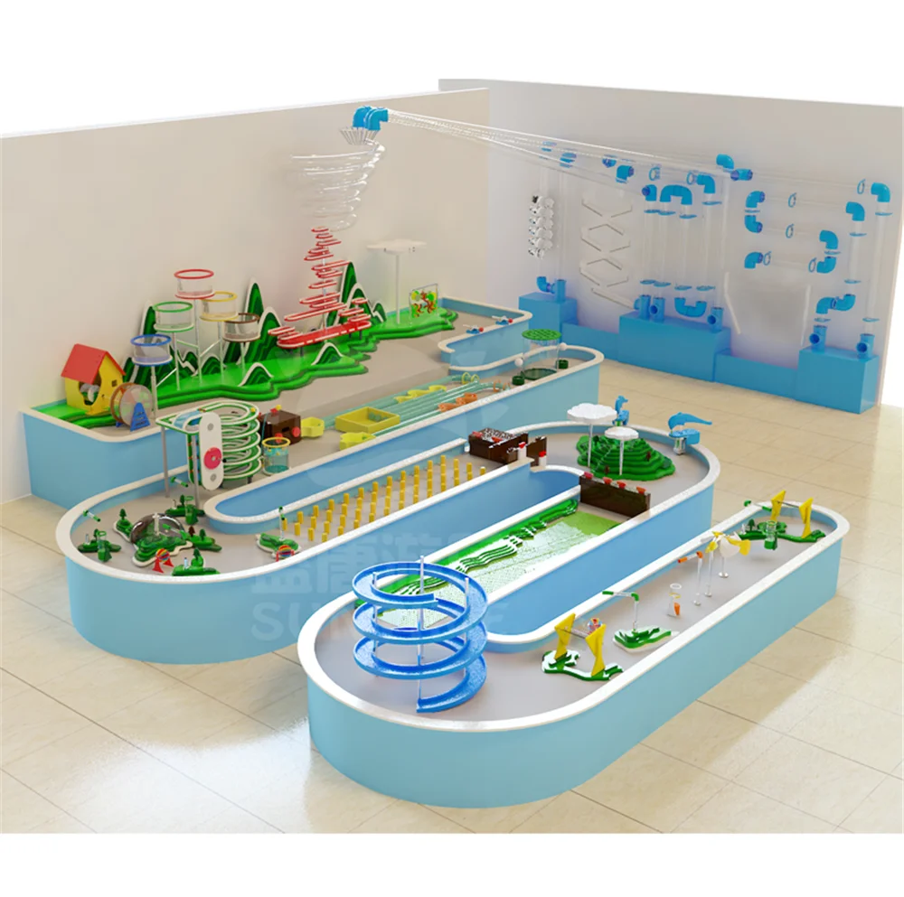 amusement park kids indoor playground equipment water play game for kids science Museum