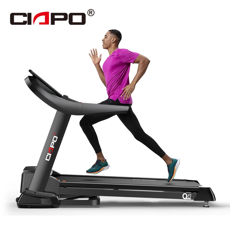 CIAPO Q6 Складная дешевая домашняя моторизованная прогулочная машина для тренажерного зала Спортивная беговая дорожка фитнеса