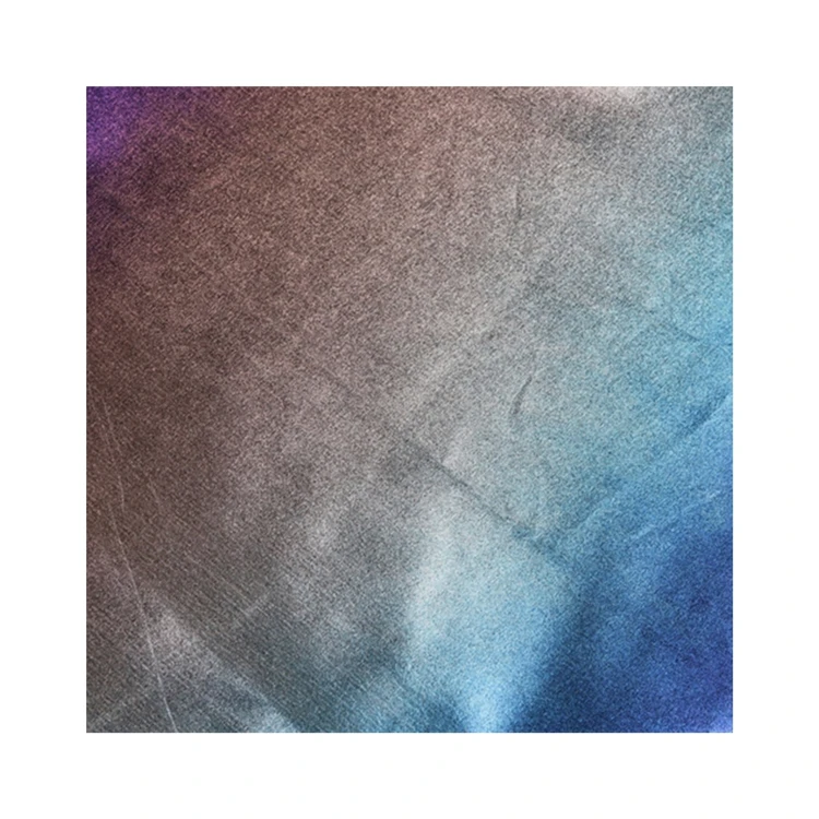 Практичная горячая Распродажа 210 тонн семь цветов градиент 100% полиэстер Бронзирующая эпонж ткань