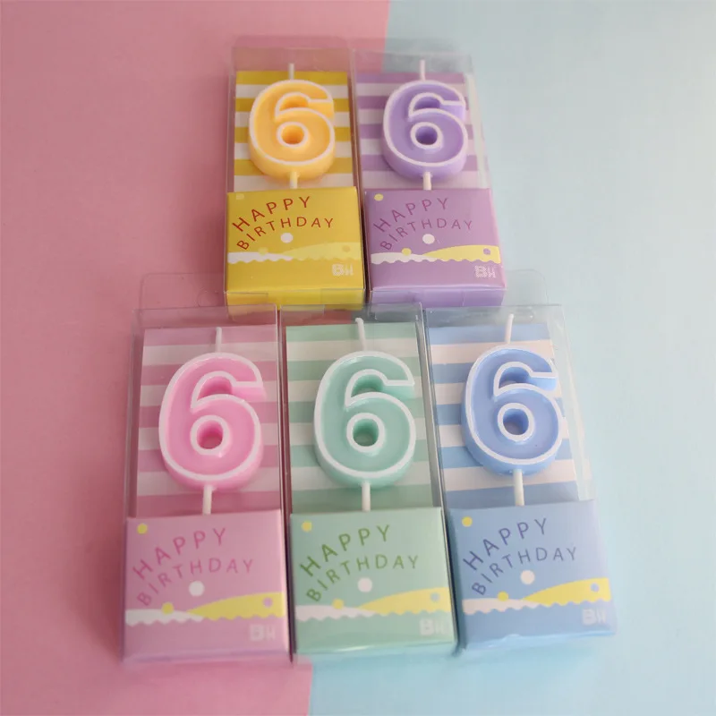 Cheep Wholesale Price 3D Silicone Candle Mold Birthday Candle Festival Party Decoration