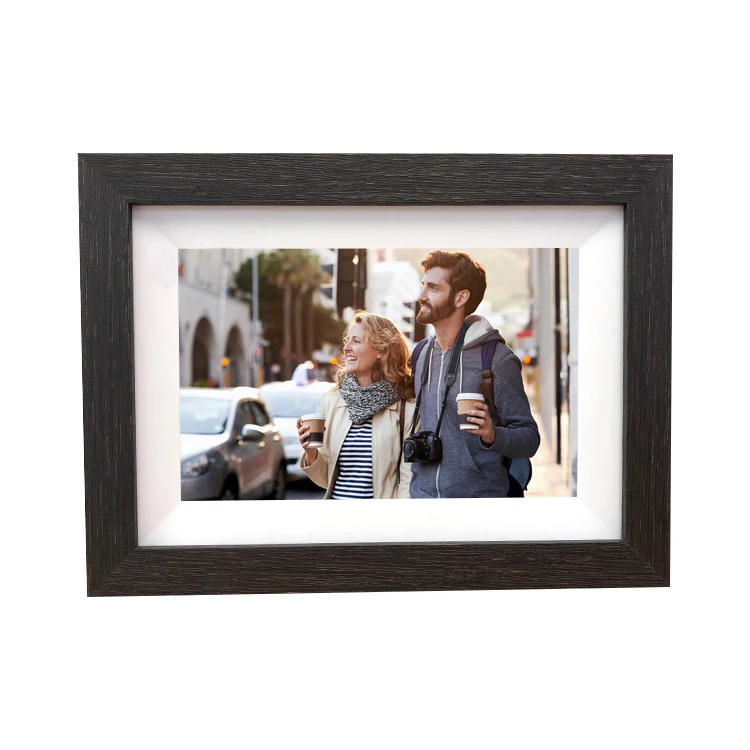 Wi-fi / cloud digital photo frame easy to use with touch screen led screen 8 inch hd digital photo frame