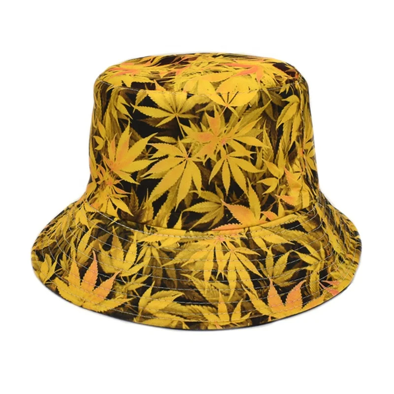 Забавная Панама с Кленовым листом, шляпа с двумя сторонами, дешевые шляпы