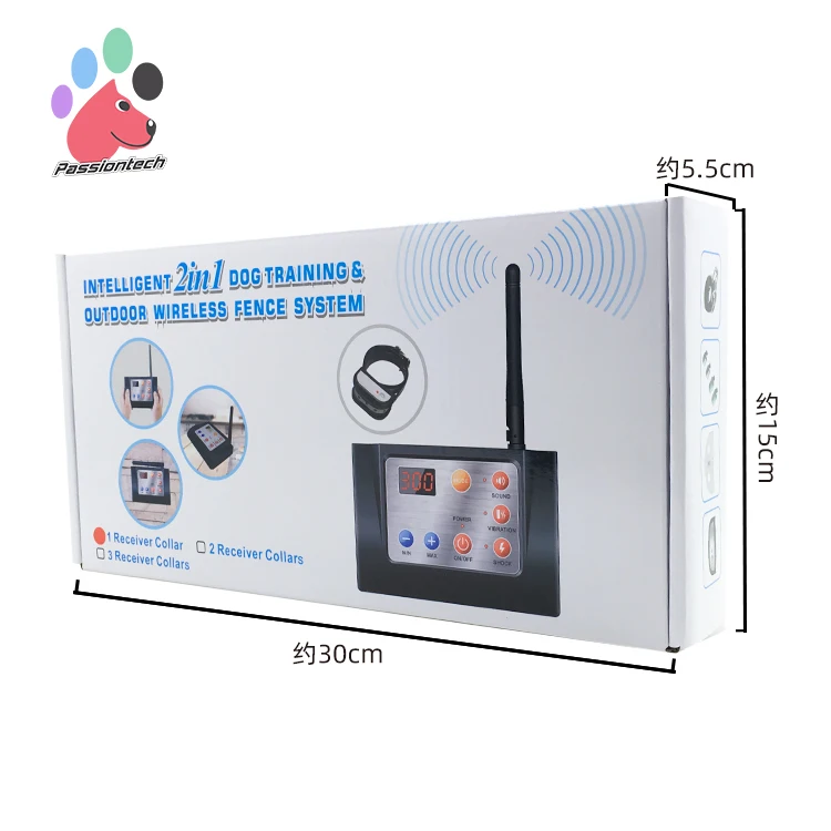 amazon top seller dog Training Pet containment 2 in 1 Safe Outdoor radio Wireless Waterproof dog electric fence