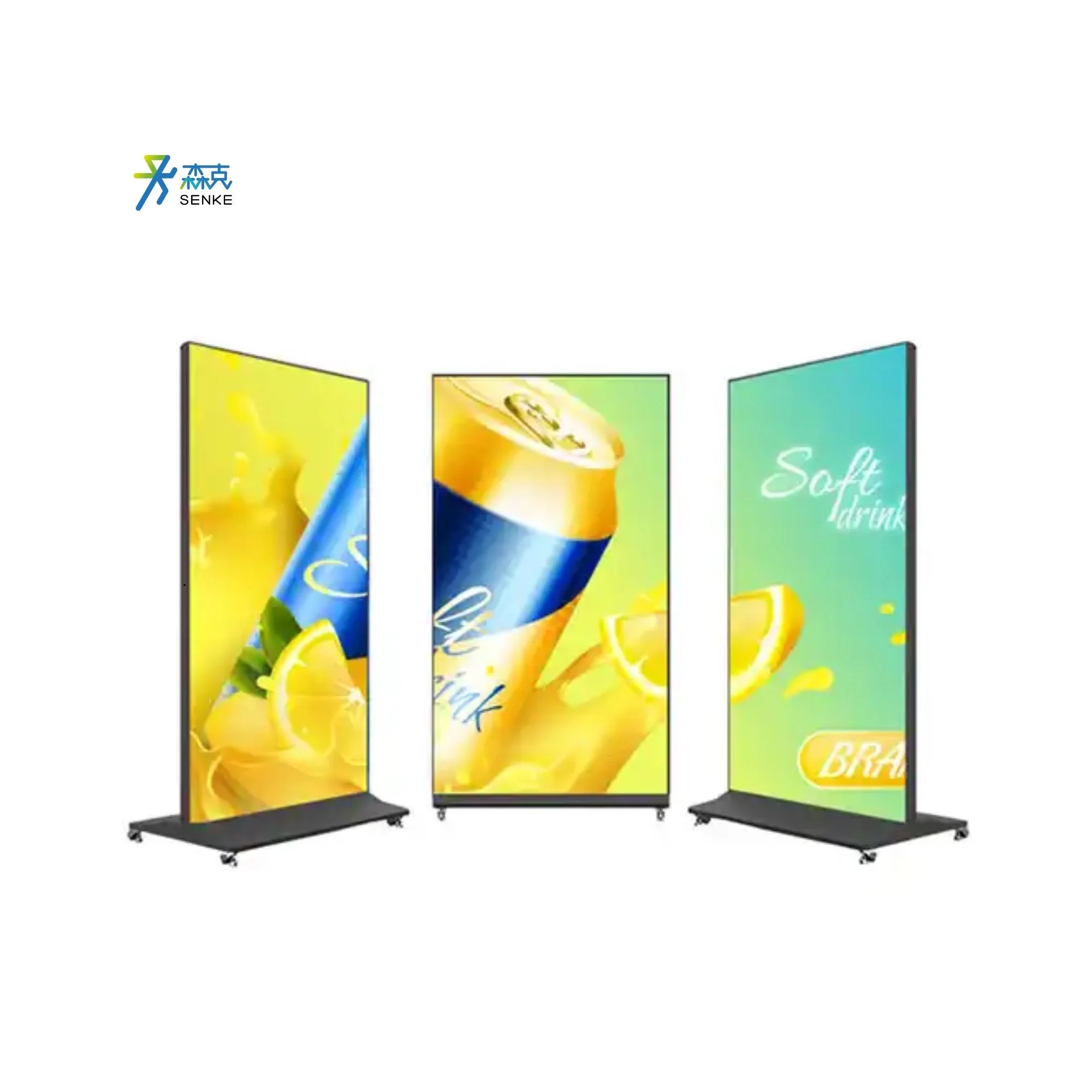 Senke Customized Infrared Touch Screen Wifi Android Lcd Vertical Indoor Digital Signage  Advertising Display